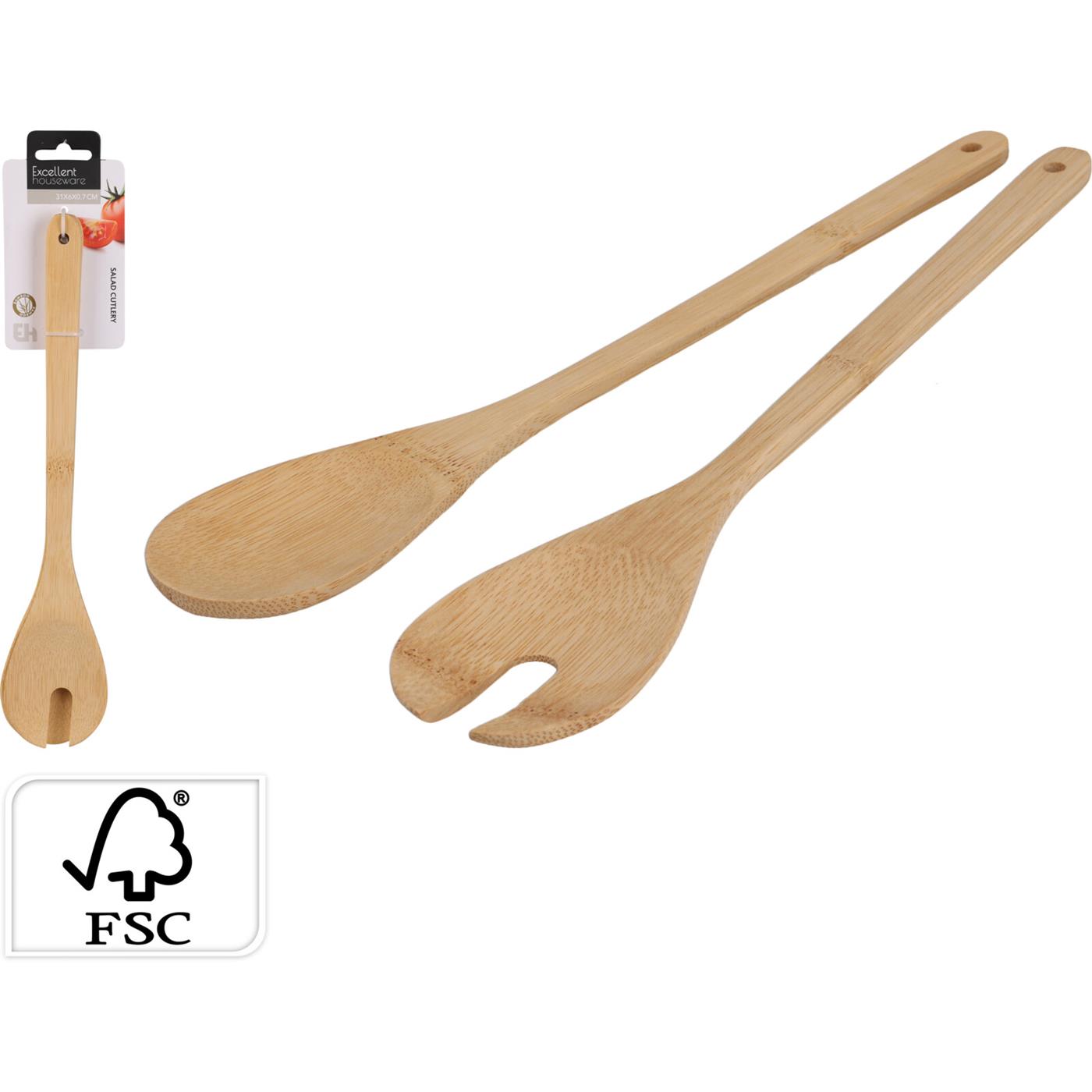 Saladebestekset 2-delig | Excellent Houseware