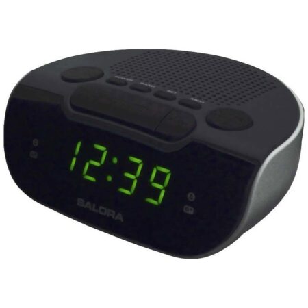 Salora CR612 Wekker radio Zwart | Salora