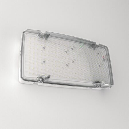 Salus Max LED Noodverlichting met Accu - Instelbaar wattage 6W/10W 1000lm/1500lm - IP66 Waterdicht - IK08 vandalismeproof - 3 uur Noodaccu | HOFTRONIC
