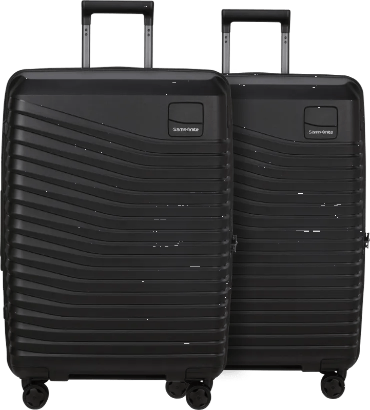 Samsonite Intuo Expandable Spinner 69cm Duo Pack Black