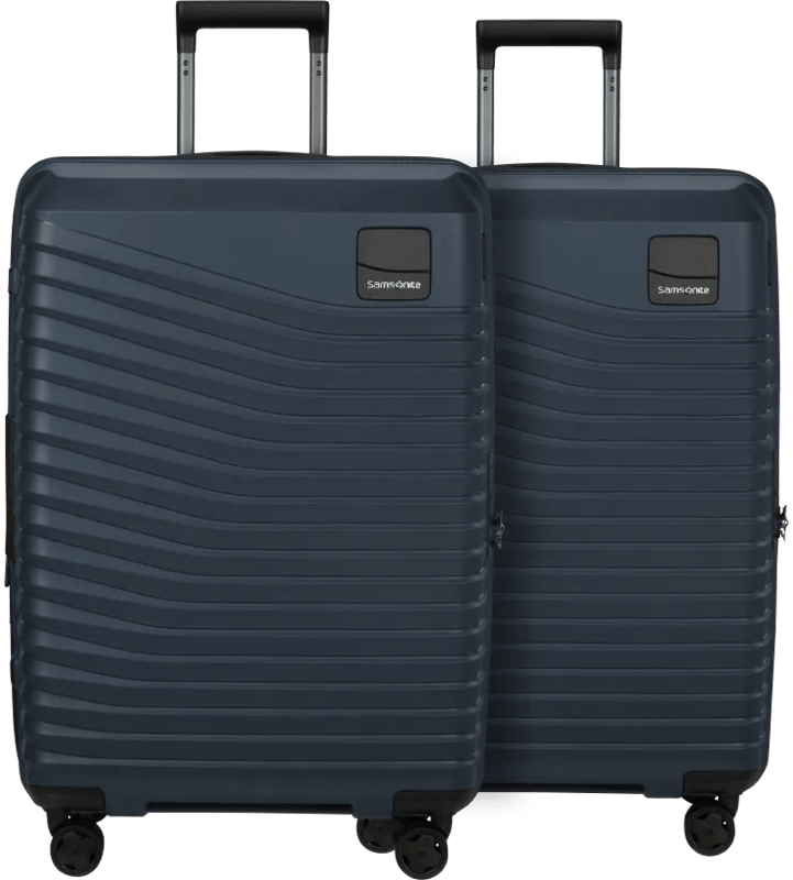 Samsonite Intuo Expandable Spinner 69cm Duo Pack Blue Nights