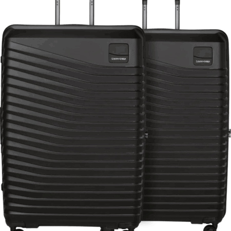 Samsonite Intuo Expandable Spinner 81cm Duo Pack Black