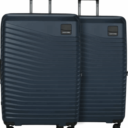 Samsonite Intuo Expandable Spinner 81cm Duo Pack Blue Nights