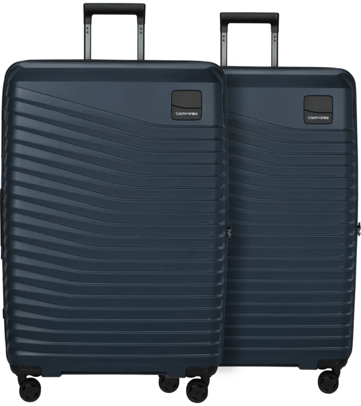 Samsonite Intuo Expandable Spinner 81cm Duo Pack Blue Nights