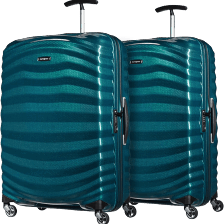 Samsonite Lite-Shock Spinner 75cm Duo Pack Petrol Blue