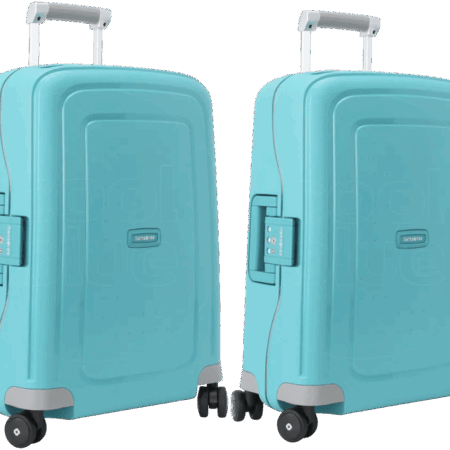 Samsonite S'Cure Spinner 55cm Aqua Blue Duo Kofferset