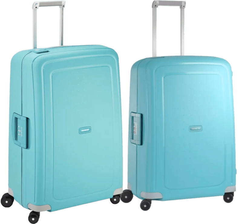 Samsonite S'Cure Spinner 69+75cm Aqua Blue Kofferset
