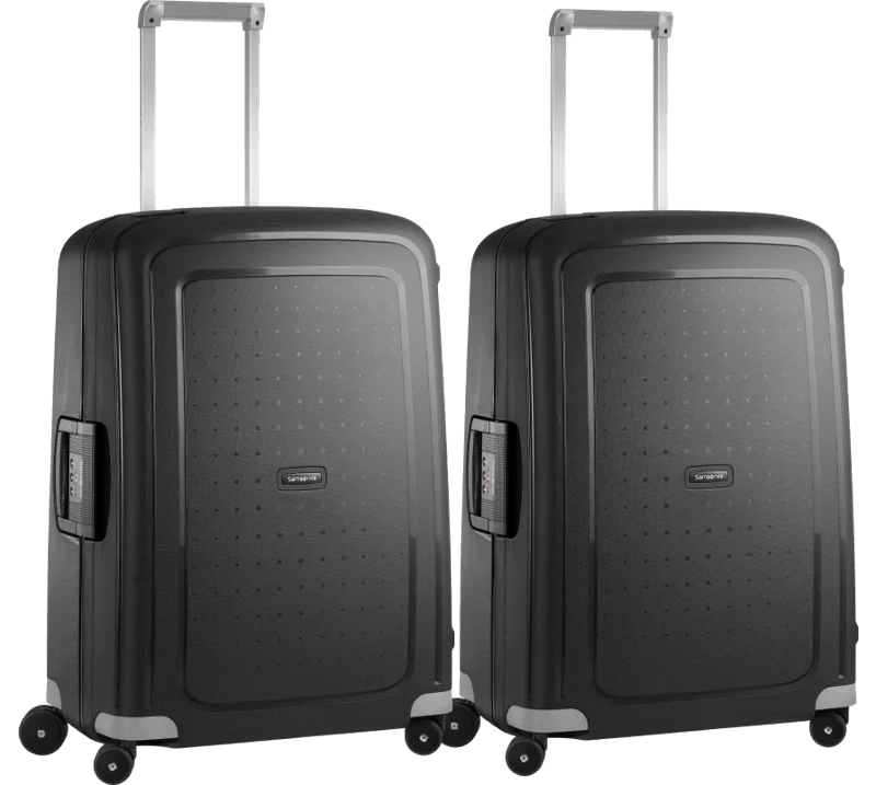 Samsonite S'Cure Spinner 69cm Duo Pack Black