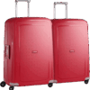 Samsonite S'Cure Spinner 69cm Duo Pack Crimson Red