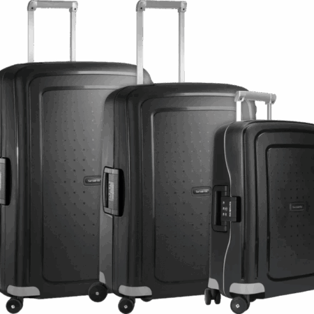 Samsonite S'Cure Spinner 75+69+55 cm Black Kofferset