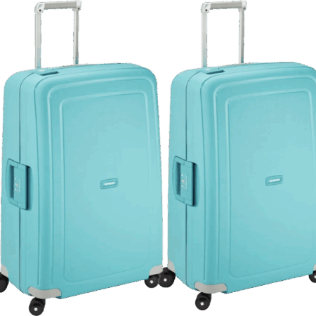 Samsonite S'Cure Spinner 75cm Duo Pack Aqua Blue