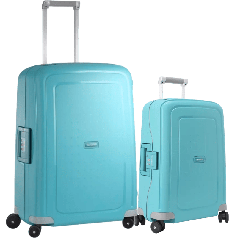 Samsonite S'cure Spinner 55+69cm Aqua Blue Kofferset
