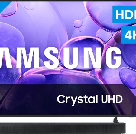 Samsung 50" Crystal UHD U8070F (2025) + Samsung HW-B66CF Zwart