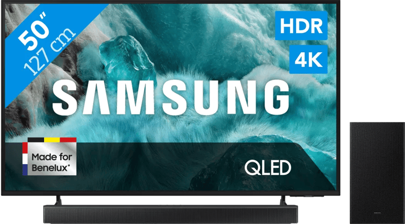 Samsung 50" QLED 4K Q7F4 (2025) + Samsung HW-B66CF Zwart