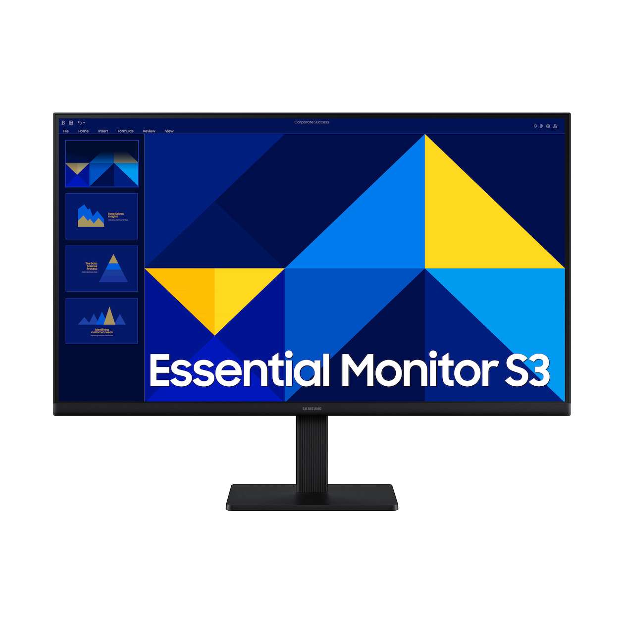 Samsung Essential S3 LS27D302GAUXEN Monitor Zwart | Samsung
