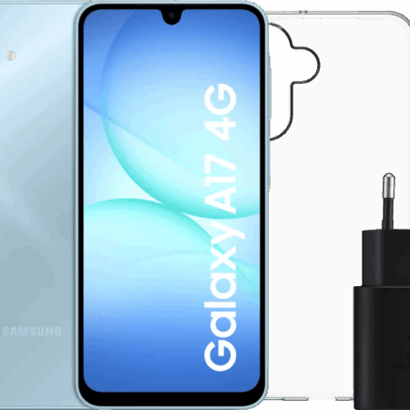 Samsung Galaxy A17 128GB Grijs 4G + Accessoirepakket