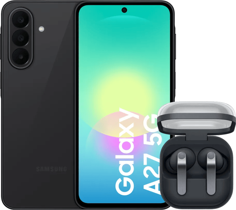 Samsung Galaxy A27 128GB Zwart 5G + Samsung Galaxy Buds4