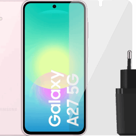 Samsung Galaxy A27 256GB Roze 5G + Basis Accessoirepakket