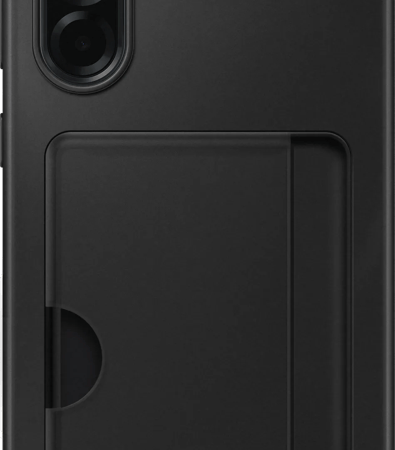 Samsung Galaxy A36 Card Slot Back Cover Zwart