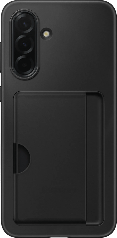 Samsung Galaxy A36 Card Slot Back Cover Zwart