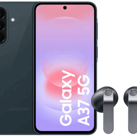 Samsung Galaxy A37 128GB Donkergroen 5G + Samsung Galaxy Buds4 Zwart