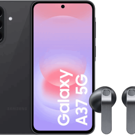 Samsung Galaxy A37 256GB Zwart 5G + Samsung Galaxy Buds4 Zwart