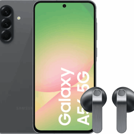Samsung Galaxy A56 128GB Zwart 5G + Samsung Galaxy Buds4 Zwart