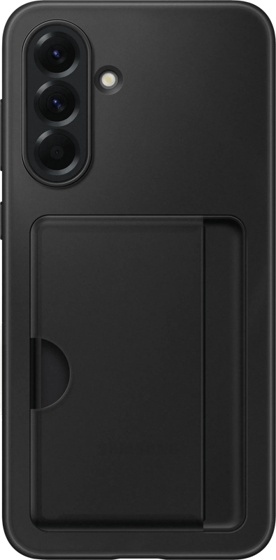 Samsung Galaxy A56 Card Slot Back Cover Zwart