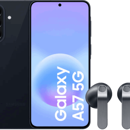 Samsung Galaxy A57 256GB Donkerblauw 5G + Samsung Galaxy Buds4 Zwart
