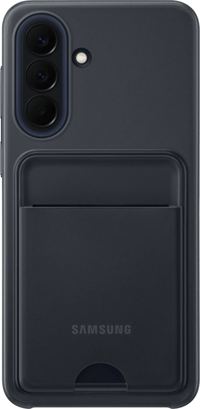 Samsung Galaxy A57 Card Slot Back Cover Zwart