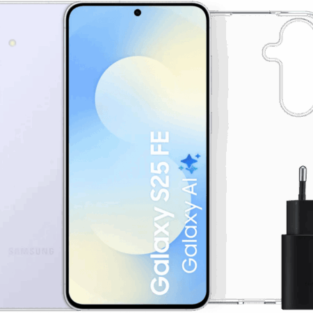 Samsung Galaxy S25 FE 128GB Lichtblauw 5G + Accessoirepakket