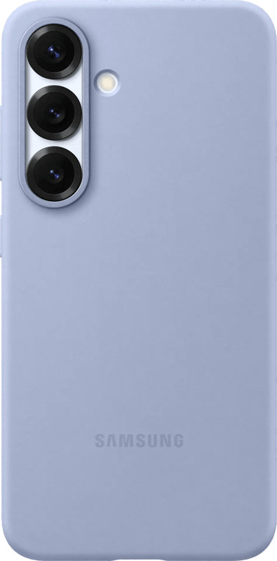 Samsung Galaxy S25 Siliconen Back Cover Lichtblauw