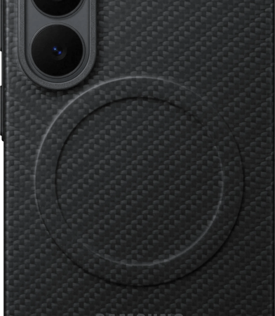 Samsung Galaxy S26 Carbon Back Cover met Magneet Zwart