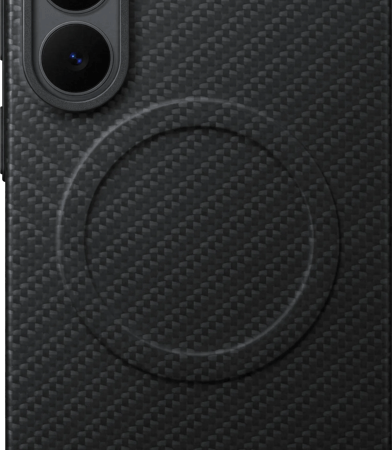 Samsung Galaxy S26 Plus Carbon Back Cover met Magneet Zwart