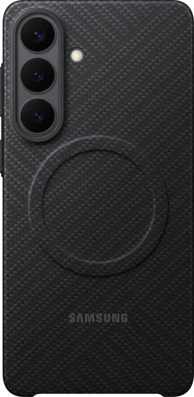 Samsung Galaxy S26 Plus Carbon Back Cover met Magneet Zwart