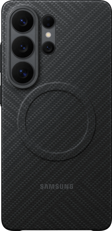 Samsung Galaxy S26 Ultra Carbon Back Cover met Magneet Zwart