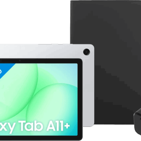 Samsung Galaxy Tab A11 Plus 11 inch 256GB Wifi Zilver + Basis accessoirepakket