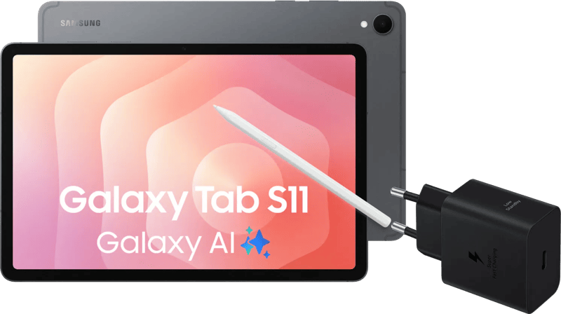 Samsung Galaxy Tab S11 11 inch 256GB Wifi Grijs + Oplaadpakket