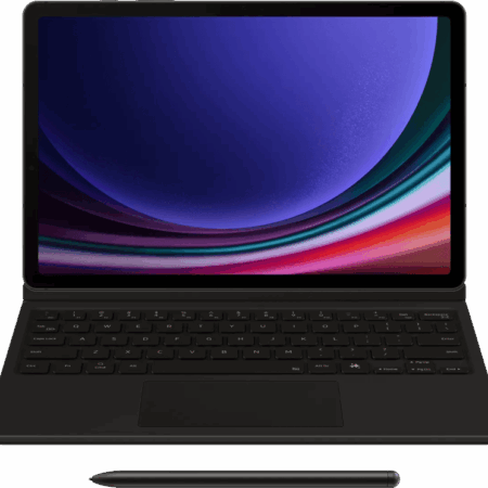 Samsung Galaxy Tab S9/S9 FE/S10 FE/S10 Lite Toetsenbord Hoes QWERTY Zwart