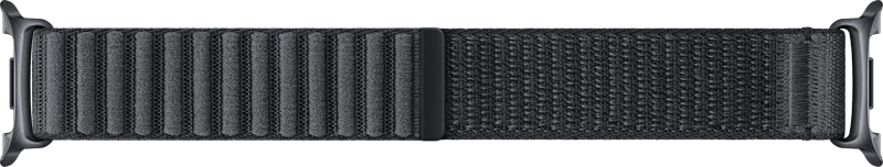 Samsung Galaxy Watch 8 Series Nylon Bandje Donkergrijs S/M