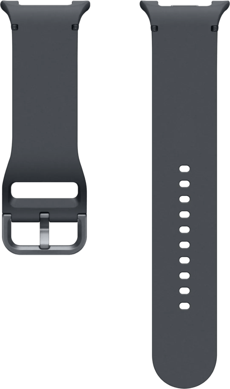 Samsung Galaxy Watch 8 Series Siliconen Sport Bandje Donkergrijs M/L