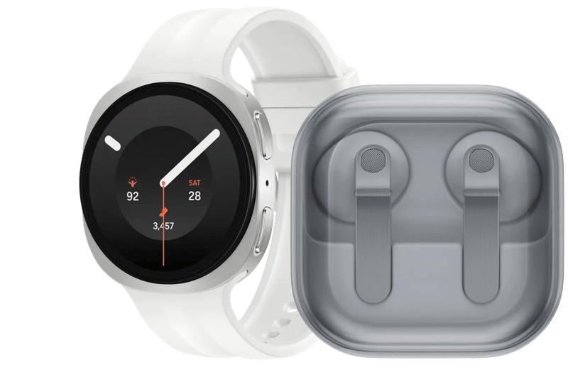 Samsung Galaxy Watch 9 5G Wit 40mm + Samsung Galaxy Buds4 Wit