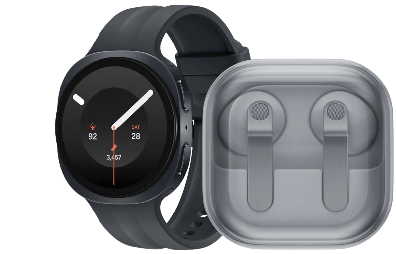Samsung Galaxy Watch 9 5G Zwart 40mm + Samsung Galaxy Buds4 Wit