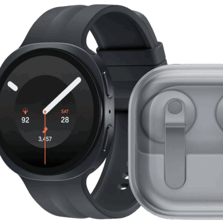 Samsung Galaxy Watch 9 5G Zwart 44mm + Samsung Galaxy Buds4 Wit