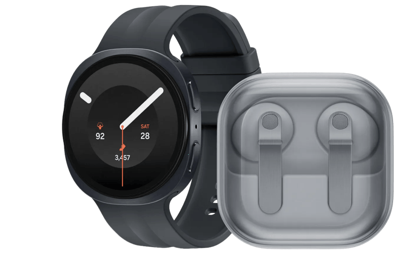 Samsung Galaxy Watch 9 5G Zwart 44mm + Samsung Galaxy Buds4 Wit
