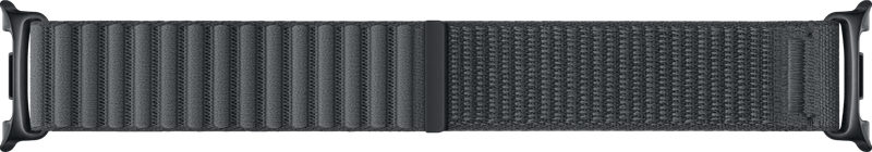Samsung Galaxy Watch 9 Nylon Fabric Bandje Zwart M/L
