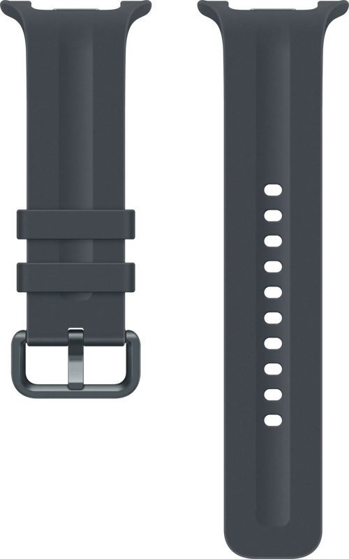 Samsung Galaxy Watch 9 Siliconen Sport Bandje Zwart M/L