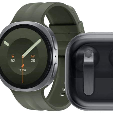 Samsung Galaxy Watch 9 Zilver/Groen 44mm + Samsung Galaxy Buds4 Zwart