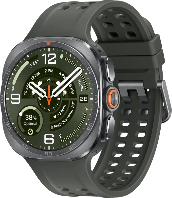 Samsung Galaxy Watch Ultra 2 5G Titanium Zilver/Groen 47mm