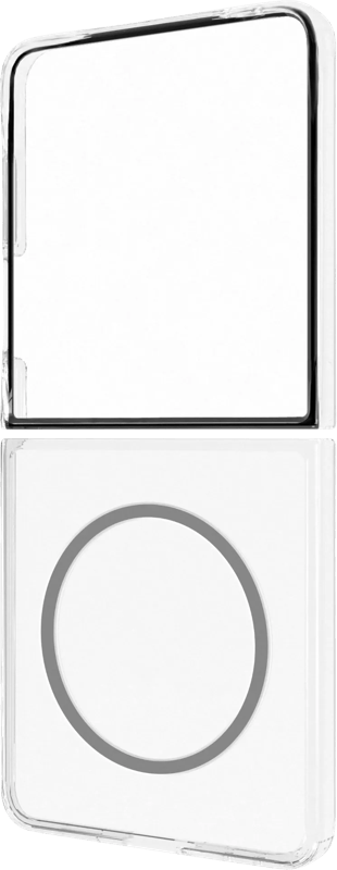Samsung Galaxy Z Flip 7 Back Cover met Magneet Transparant